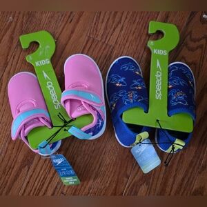 Speedo Kids Water Shoes in Pink and Navy